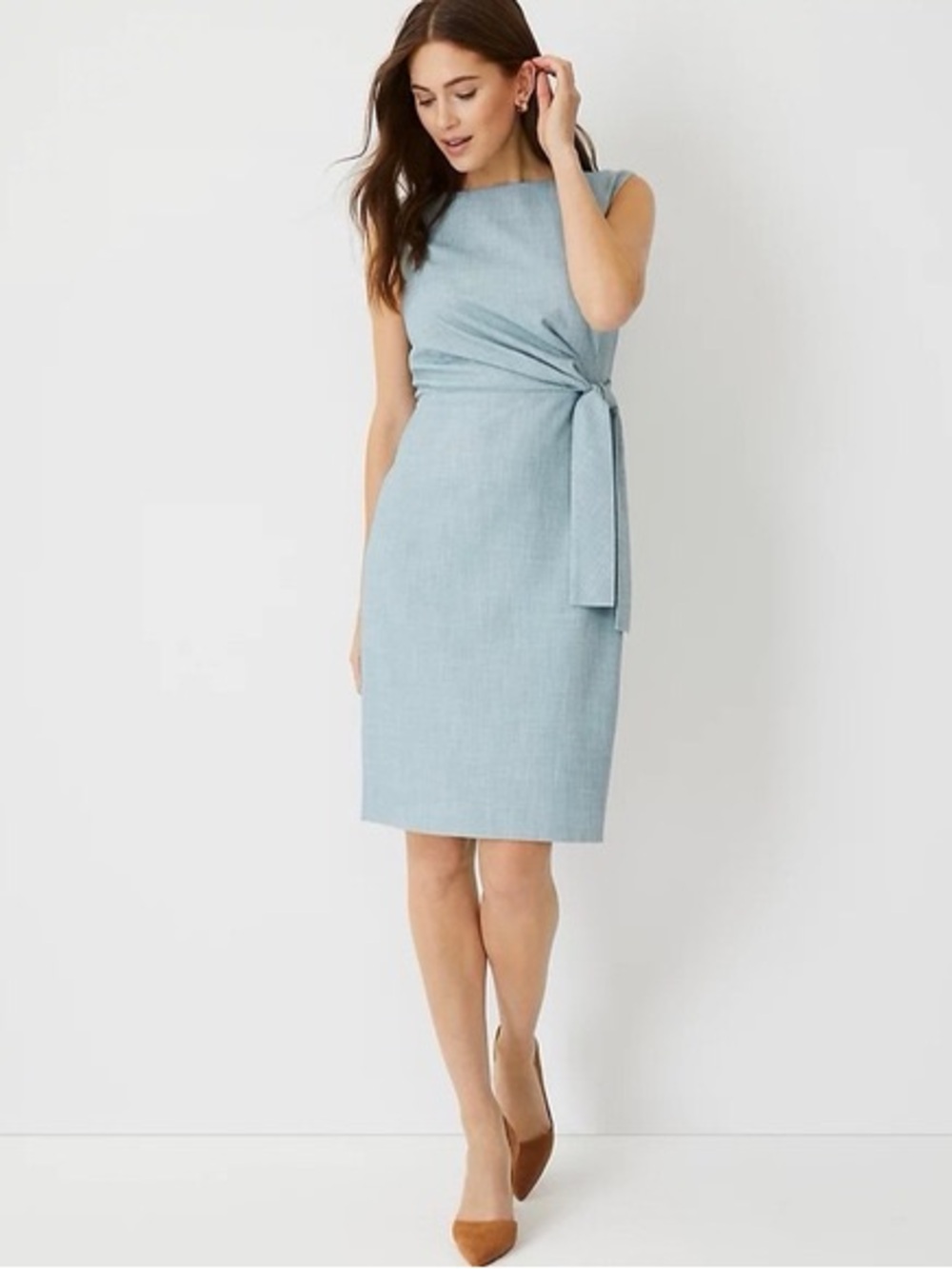 Ann Taylor Tie Waist Dress
